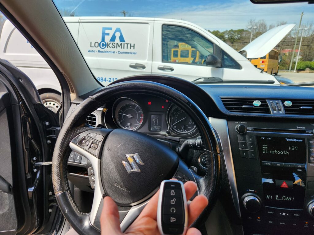 Key ignition replacement services FA Locksmith Raleigh NC