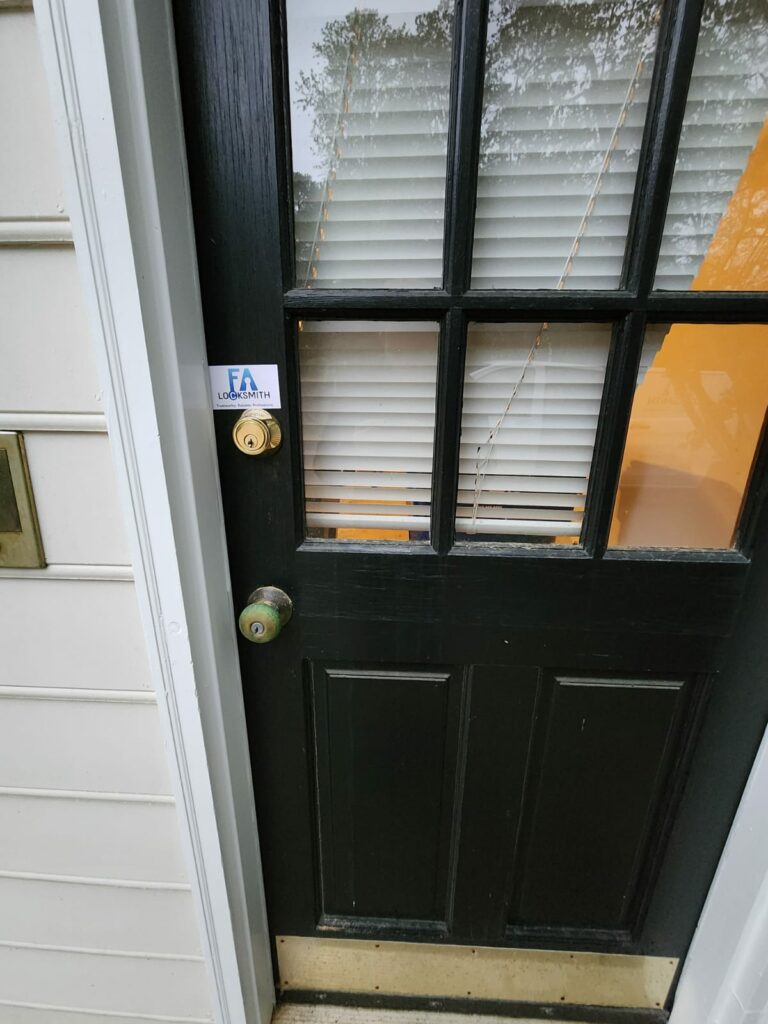 Lockout service and lock change or installation in Raleigh