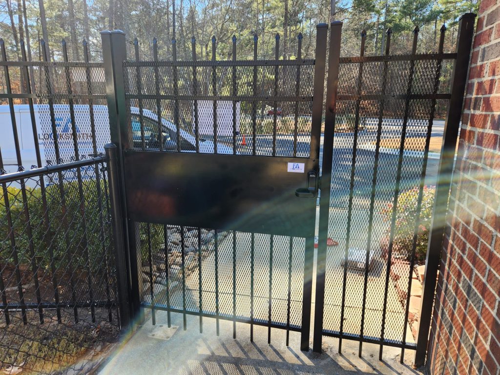 Gate lock installed in Raleigh NC (1)