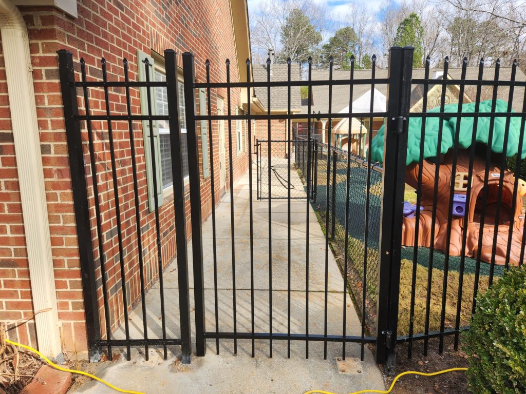 Gate lock installed in Raleigh NC (2)