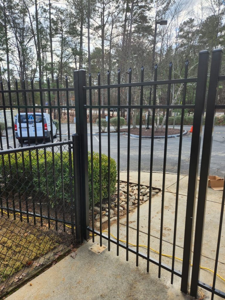 Gate lock installed in Raleigh NC (4)